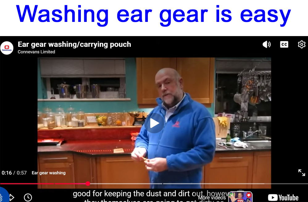 washing ear gear